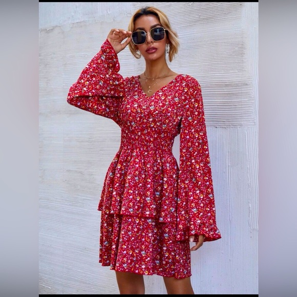 SHEIN Dresses & Skirts - Floral Boho Dress